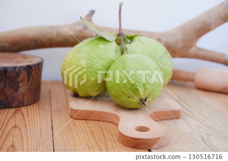 Healthy Tropical Guava Fruit Bunch Healthy Tropical Guava Fruit Bunch 130516716