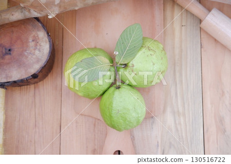 Healthy Tropical Guava Fruit Bunch Healthy Tropical Guava Fruit Bunch 130516722