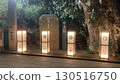 Lanterns lined up side by side 130516750