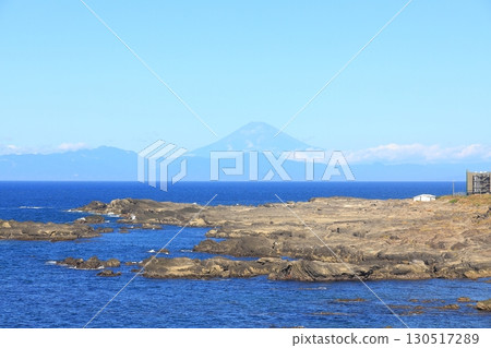 Mt. Fuji seen from Miura Peninsula 130517289