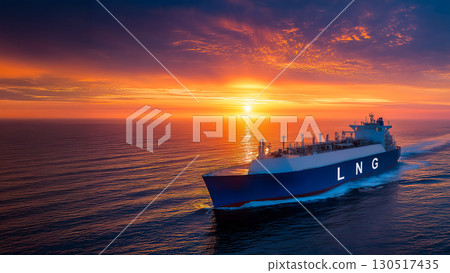 A ship symbolizing energy and international trade 130517435