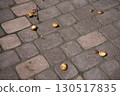 Manhole and brick sidewalk 130517835