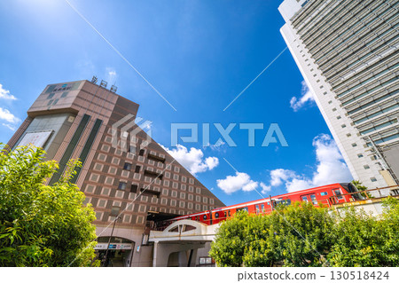 Tokyo cityscape, Japan, September 7th. View of Tokyo Metro Korakuen Station, Marunouchi Line, Bunkyo Ward Office, etc. Tokyo cityscape, Japan, September 7th. View of Tokyo Metro Korakuen Station, Marunouchi Line, Bunkyo Ward Office, etc. 130518424