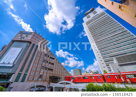Tokyo cityscape, Japan, September 7th. View of Tokyo Metro Korakuen Station, Marunouchi Line, Bunkyo Ward Office, etc. Tokyo cityscape, Japan, September 7th. View of Tokyo Metro Korakuen Station, Marunouchi Line, Bunkyo Ward Office, etc. 130518425