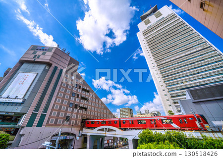 9月7日，日本東京城市景觀。東京地鐵後樂園站、丸之內線、文京區政府等地景觀。 130518426