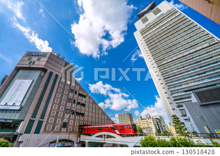 Tokyo cityscape, Japan, September 7th. View of Tokyo Metro Korakuen Station, Marunouchi Line, Bunkyo Ward Office, etc. Tokyo cityscape, Japan, September 7th. View of Tokyo Metro Korakuen Station, Marunouchi Line, Bunkyo Ward Office, etc. 130518428