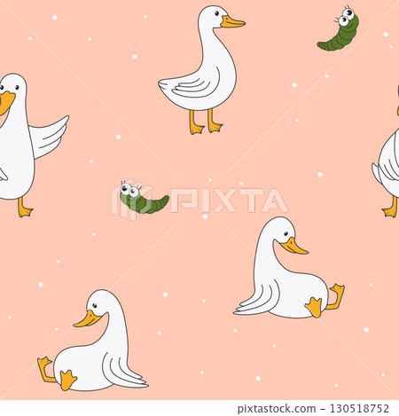 cute geese pattern cute geese pattern 130518752