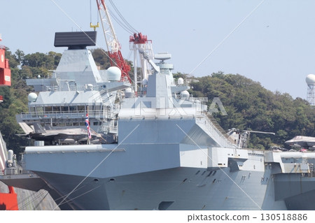 British aircraft carrier Prince of Wales at the U.S. Yokosuka base British aircraft carrier Prince of Wales at the U.S. Yokosuka base 130518886