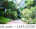 Blurred background material of a road surrounded by greenery 130519106
