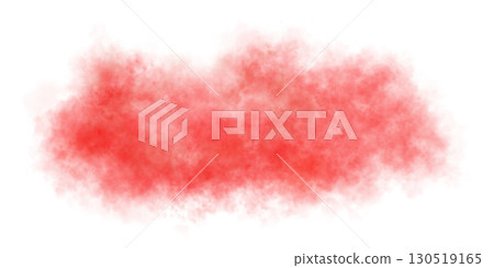 Red smoke, fog or steam texture on transparent background mockup template for posters banners visual effects and commercial scenes 130519165