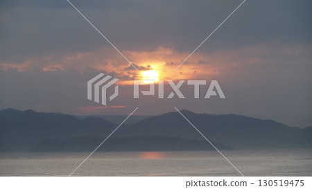 Ferry from Takamatsu to Kobe at dusk② Ferry from Takamatsu to Kobe at dusk② 130519475