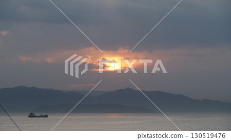 Ferry from Takamatsu to Kobe at dusk ③ Ferry from Takamatsu to Kobe at dusk ③ 130519476