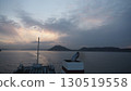 Ferry from Takamatsu to Kobe at dusk 130519558