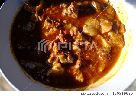 pig tryp dish as typical spanish tapas food pig tryp dish as typical spanish tapas food 130519689