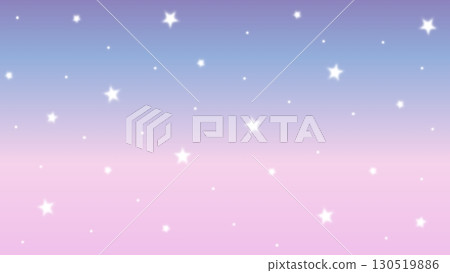 可愛的雲彩和星星背景 可愛的雲彩和星星背景 130519886