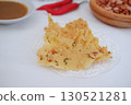 Crispy Peanut Rempeyek with Chili and Peanut Sauce 130521281