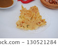 Crispy Peanut Rempeyek with Chili and Peanut Sauce 130521284