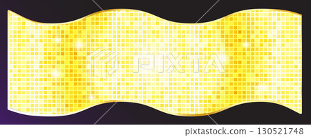 Disco ball pattern. Disco party glitter golden background, gold sparkle mosaic tile Disco ball pattern. Disco party glitter golden background, gold sparkle mosaic tile 130521748