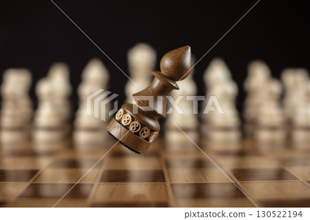 Flying chess pieces. A puzzle game with tricky combinations that requires planning and thinking. Flying chess pieces. A puzzle game with tricky combinations that requires planning and thinking. 130522194