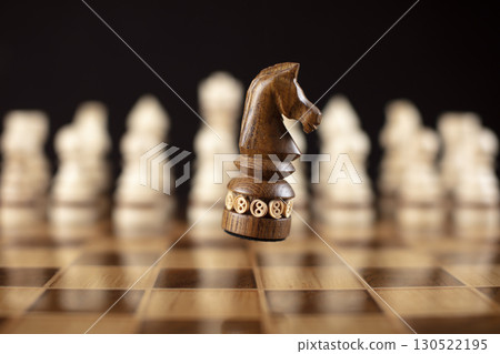 Flying chess pieces. A puzzle game with tricky combinations that requires planning and thinking. Flying chess pieces. A puzzle game with tricky combinations that requires planning and thinking. 130522195