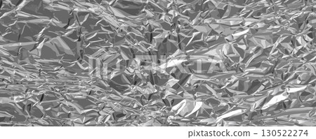 Aluminum Foil Texture Background, Wrinkled Aluminium Paper Pattern Aluminum Foil Texture Background, Wrinkled Aluminium Paper Pattern 130522274