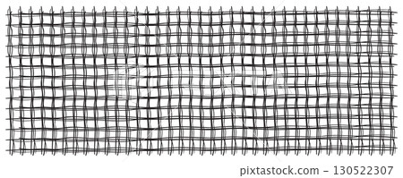 Hand drawn grid vector pattern. Check line background, stripe texture Hand drawn grid vector pattern. Check line background, stripe texture 130522307