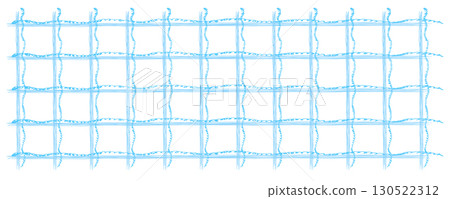 Hand drawn grid vector pattern. Check line background, stripe texture Hand drawn grid vector pattern. Check line background, stripe texture 130522312