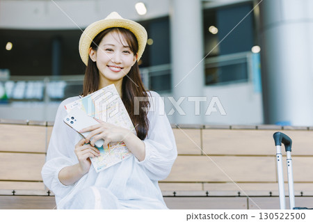 享受觀光的一個少婦 130522500