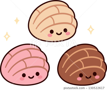 Kawaii Concha Mexican sweet bread set Kawaii Concha Mexican sweet bread set 130522617