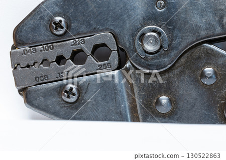 Crimping pliers, crimpers. Crimping pliers for coaxial cable. For BNC connectors. 130522863