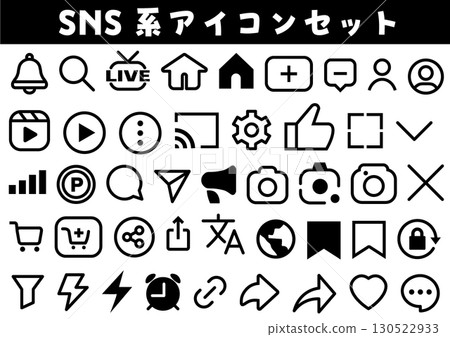 SNS 圖示集 130522933