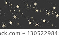 Seamless vector pattern of starry sky for astrology, tarot, mysticism. Stars on black background. Night sky and space banner for printing. 130522984