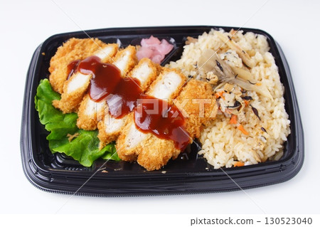 Loin pork cutlet bento 130523040