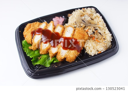 Loin pork cutlet bento Loin pork cutlet bento 130523041