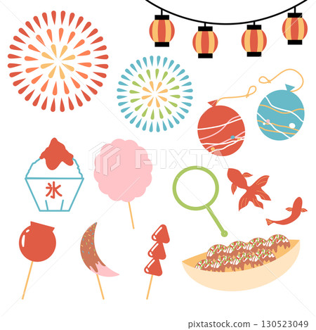 Summer festival illustration 130523049