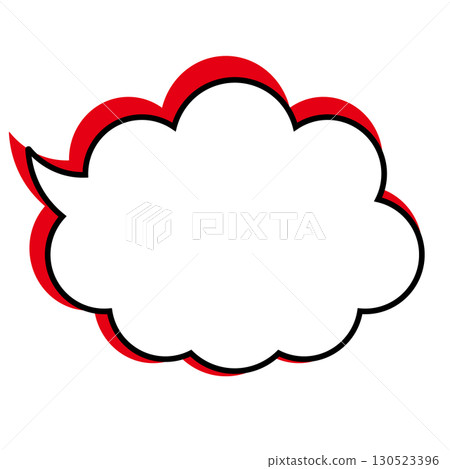簡單的語音氣泡圖-蓬鬆 130523396