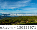 Autumn sea of clouds and surrounding mountains 130523971