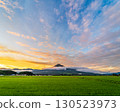 Sunset clouds and Mt. Bandai 130523973