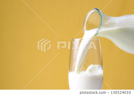 Morning milk pouring breakfast table 130524010