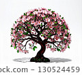 Cherry blossom ornament glasswork 130524459