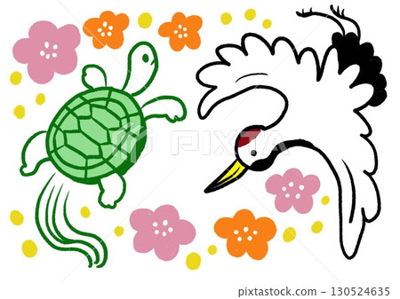 起重機和烏龜 130524635