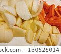 Cut onions, potatoes, and carrots 130525014