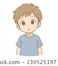 一位男孩臉上帶著苦惱的表情的插圖 130525197