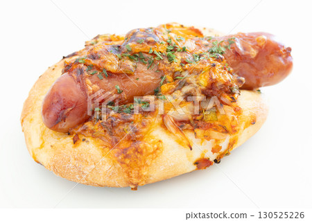 美味的起司莎莎醬法蘭克麵包 美味的起司莎莎醬法蘭克麵包 130525226