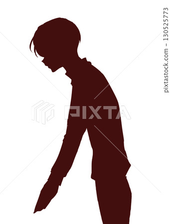 Silhouette of a man offering his hand Silhouette of a man offering his hand 130525773