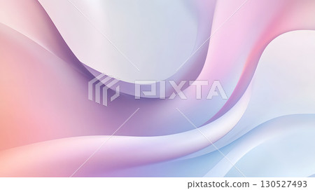 Smooth flowing gradient background with pastel tones and soft curves. Perfect for web design, posters, and presentation visuals. 130527493