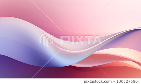 Smooth flowing gradient background with pastel tones and soft curves. Perfect for web design, posters, and presentation visuals. 130527580