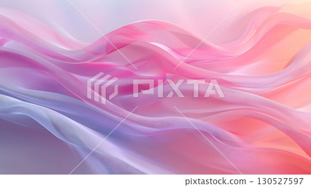 Smooth flowing gradient background with pastel tones and soft curves. Perfect for web design, posters, and presentation visuals. 130527597