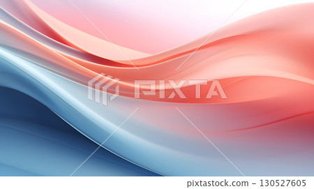 Smooth flowing gradient background with pastel tones and soft curves. Perfect for web design, posters, and presentation visuals. 130527605