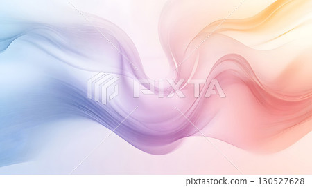 Smooth flowing gradient background with pastel tones and soft curves. Perfect for web design, posters, and presentation visuals. 130527628